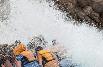 whitewater on one day rafting trip