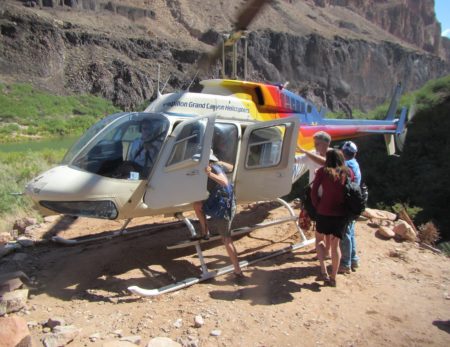 whitmore helicopter pad on the Colorado River