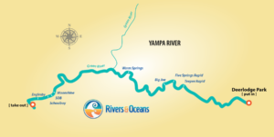 yampa river rafting map