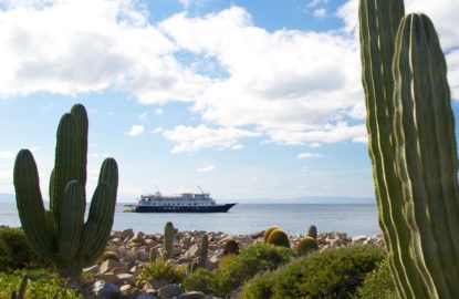 baja-small-ship-cruise with cacti