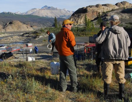 camping on the Alsek River