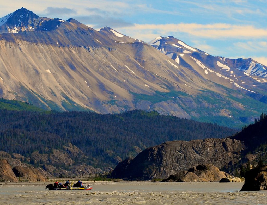 rafters on the Alsek rive