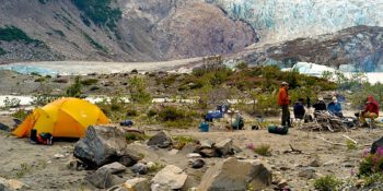 rafting camp on tatshenshini river alaska