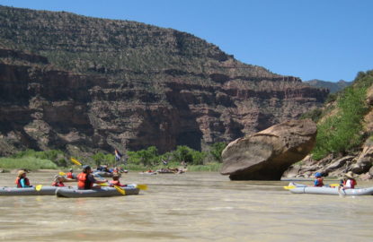 rafting through desolation-canyon