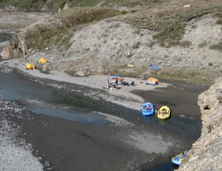 Camping on a Kongakut River Rafting Trip