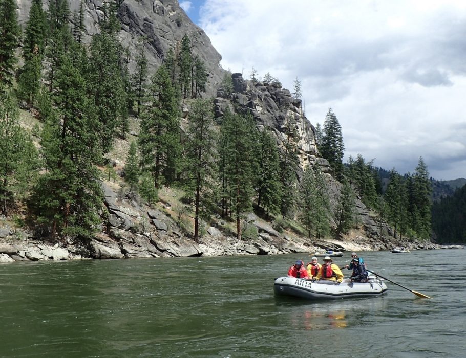 Salmon River Canyon Granite Wall