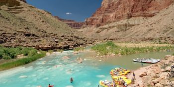 Best Grand Canyon Motor and oar rafts at the Little Colorado River