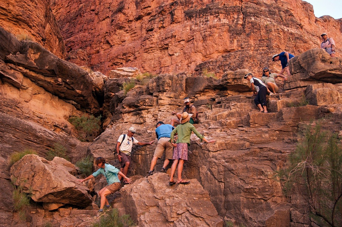 hiking on Grand Canyon trip