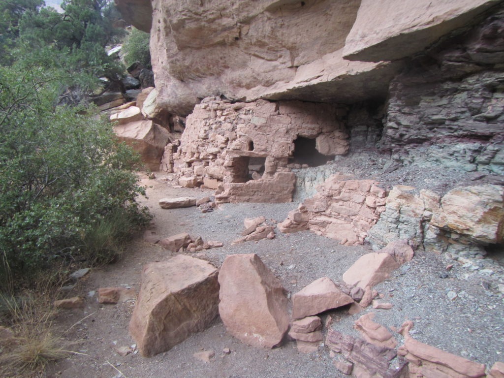 granary in colorado river side canyon
