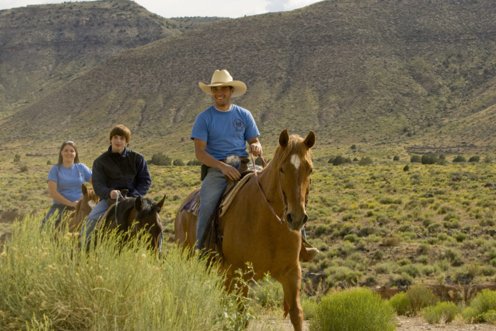 Grand Canyon horseback riding at Bar 10 Ranch