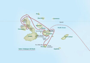 Map of Galapagos Islands
