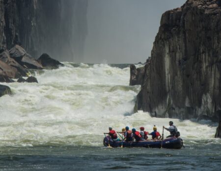 exotic rafting in Africa