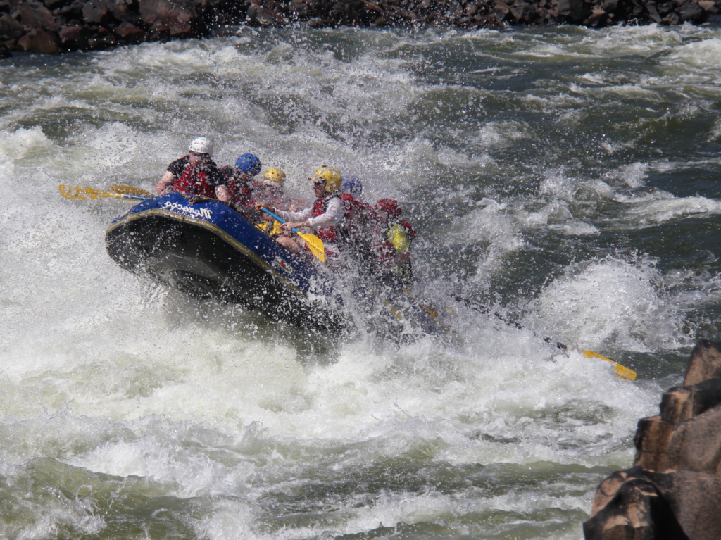 rafters white water rafting